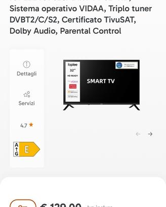 Smart tv IOPLEE 32 pollici