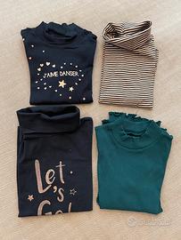 Set 4 tshirt manica lunga
