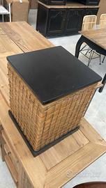Stock n.10 Lampade vetroresina e rattan fine serie