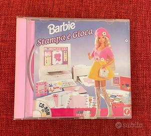 Barbie stampa e gioca cd rom anno 1996