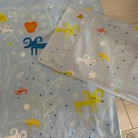 Copripiumino con federa Ikea letto bambino