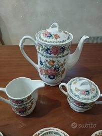 Servizio da caffè/the dodici tazzine con teiera,l