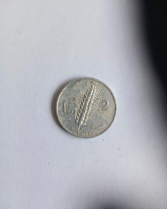 2 lire spiga del 1948, italia