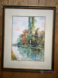 Quadro GB Tiozzo, Alberi sul Brenta, 30x40