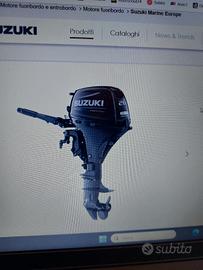  motore Suzuki 20 hp piede lungo trim