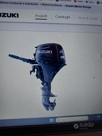  motore Suzuki 20 hp piede lungo trim