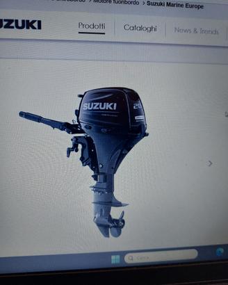  motore Suzuki 20 hp piede lungo trim