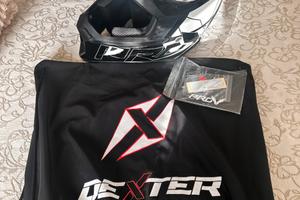 Casco da motocross Dexter taglia M 57-58