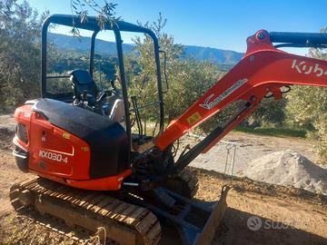 Escavatore cingolato Kubota KX030-4 q.li 35