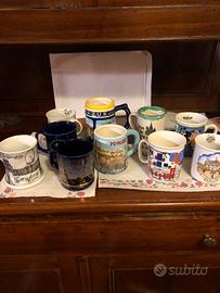 Tazze tipiche di città internazionali