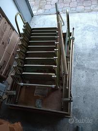 Scala retrattile a soffietto 