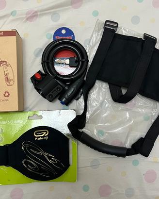 Kit bici monopattino catena porta cellulare MP3