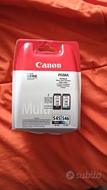 Cartuccia nero rosso canon 545 546