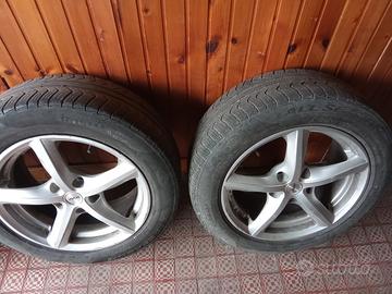 4 cerchi con gomme seminuove 205 55 16