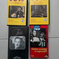 4 VHS collezione Totò