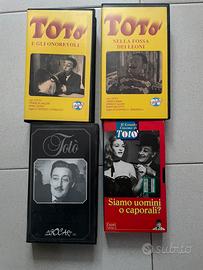 4 VHS collezione Totò