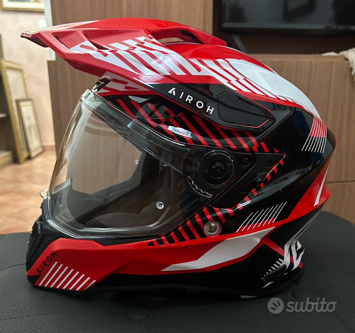 Colours Nuevo Casco Airoh Commander Boost Red Gloss Ud83dudd1d