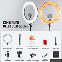 NEEWER Luce ad Anello LED 48cm Esterno 55W 5600K D