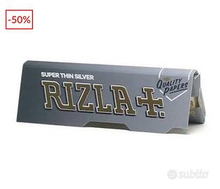 Box da 100 pacchetti rizla silver corte