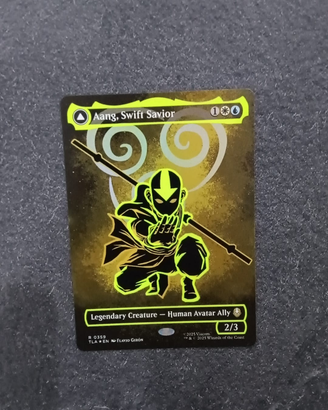 Aang Swift Savior (neon ink foil) mtg avatar TLA