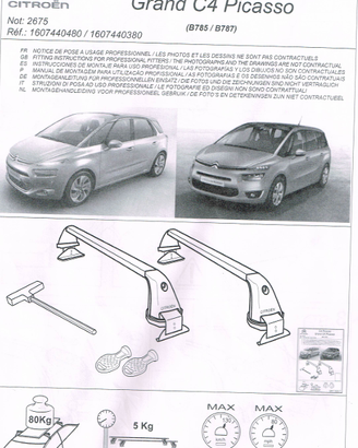 Portapacchi Citroen Picasso/GranPicasso 1607440380