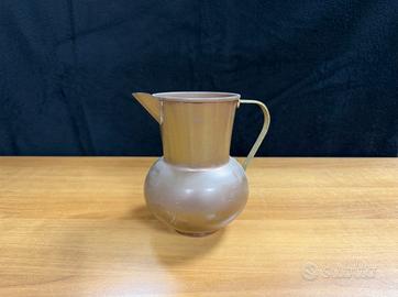 Antica brocca in rame e ottone d'epoca
