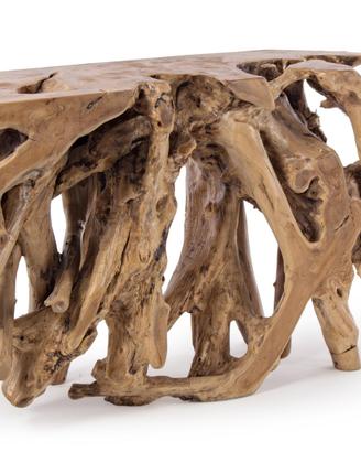 CONSOLLE solidad in radice di teak