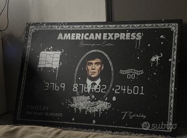 quadro american express x thomas shelby