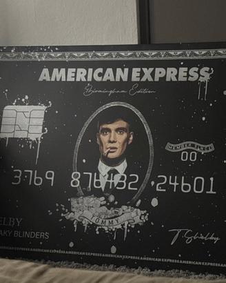 quadro american express x thomas shelby