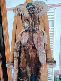cappotto montone lungo donna 