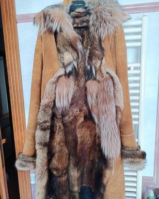 cappotto montone lungo donna 