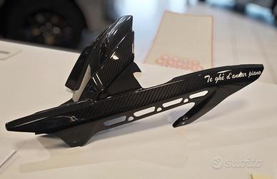 Parafango post z900 CARBONIO