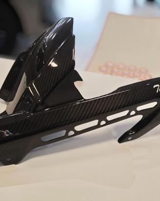 Parafango post z900 CARBONIO