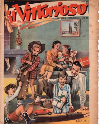 FUMETTI "IL VITTORIOSO" 1951  1/52 Annata Completa