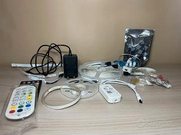 Kit completo LED RGB oltre 25 metri + alimentatore