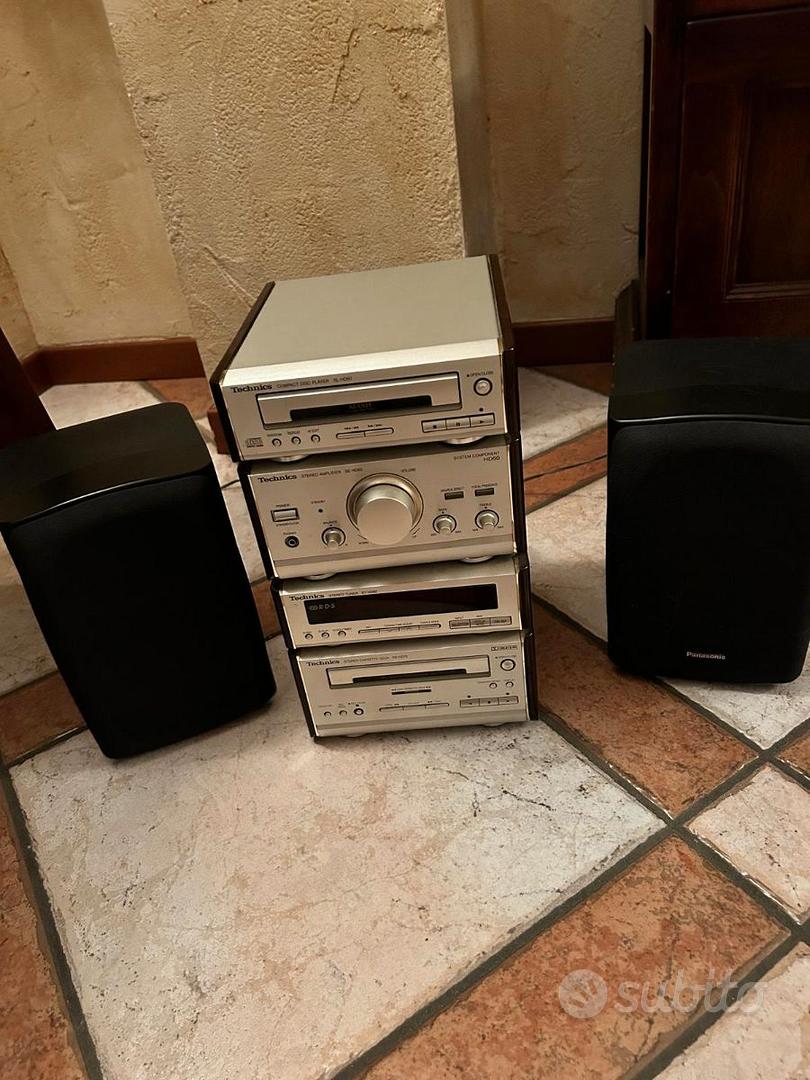 Technics micro Stereo component system + 2 casse - Audio/Video In ...