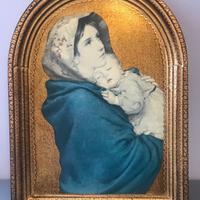 Quadro legno foglia oro