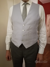Gilet (56) e cravatta cerimonia Corneliani