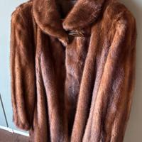 Pelliccia di visone artigianale come nuova