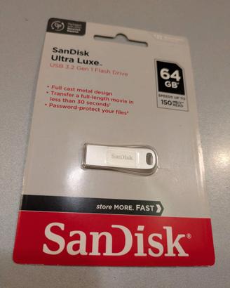 SanDisk Ultra Deluxe USB 3.2 64GB Full Metal
