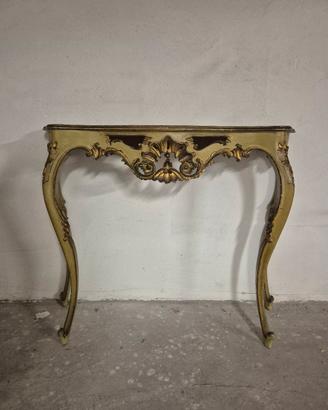 Consolle legno massello Cantiero da restaurare