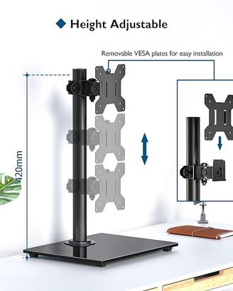 Supporto per monitor a braccio singolo BONTEC