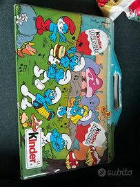 Puffi diorama valigetta Kinder