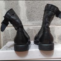 stivaletti donna nero pelle