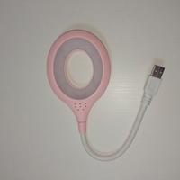 Lampada rosa luce Led USB flessibile per portatile