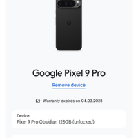 Google Pixel 9 Pro 128GB/16GB RAM  impeccabile