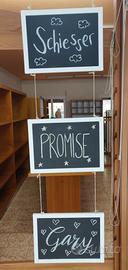 Lavagnette per allestimento vetrine o arredo casa 