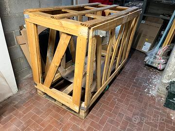 Gabbia in legno per imballo