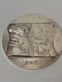 Medaglia argento 999 Miguel Berrocal - 50*Annivers