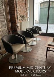 Set 4 Poltroncine Girevoli KOINOR